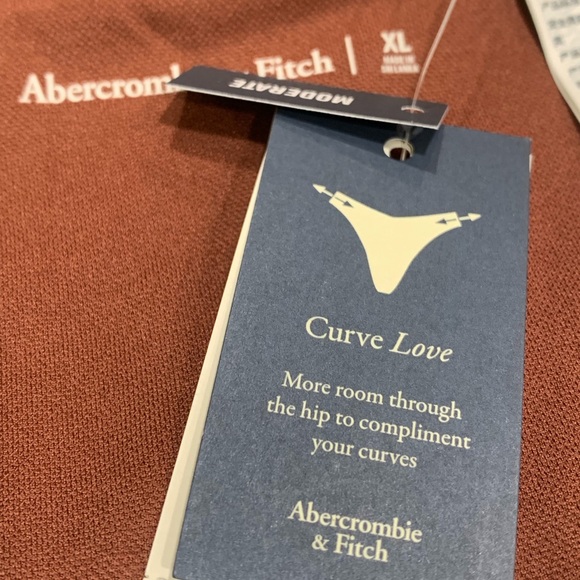 Abercrombie & Fitch Curve Love Mid-Rise High-Leg Moderate Bikini Bottom - Picture 5 of 5